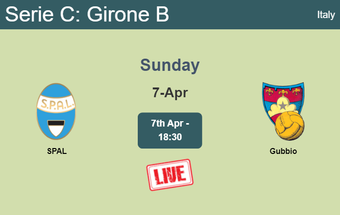 How to watch SPAL vs. Gubbio on live stream and at what time
