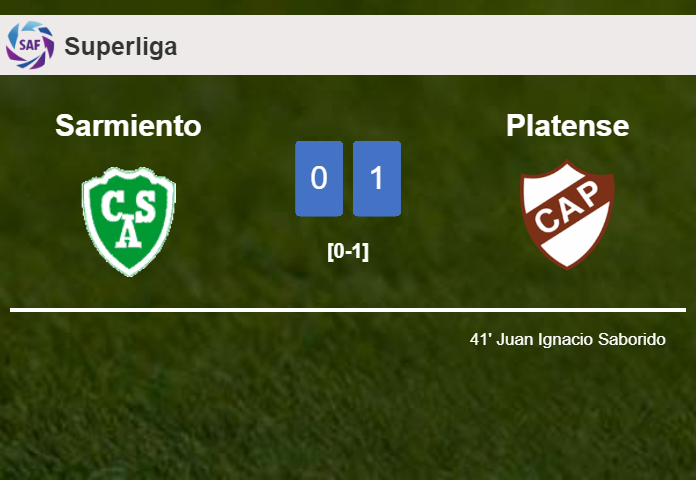 Platense beats Sarmiento 1-0 with a goal scored by J. Ignacio