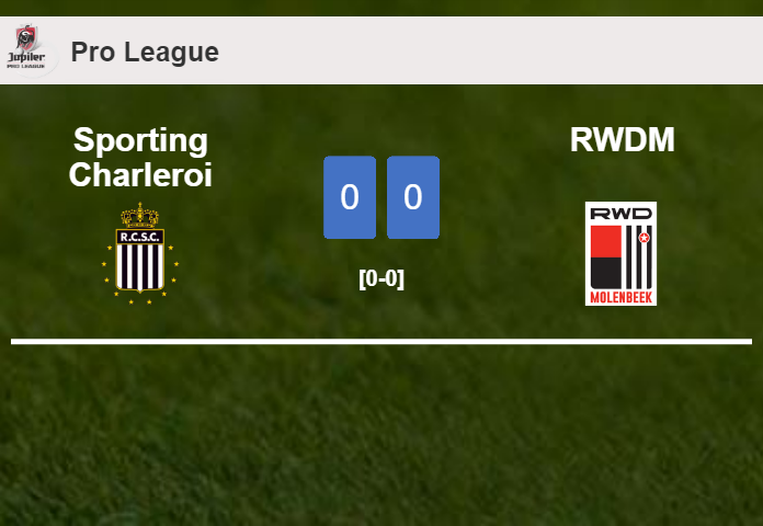 Sporting Charleroi draws 0-0 with RWDM with Mickaël Biron missing a penalty