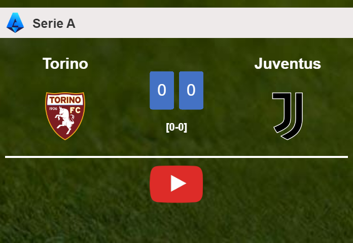 Torino draws 0-0 with Juventus on Saturday. HIGHLIGHTS