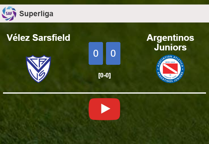 Vélez Sarsfield draws 0-0 with Argentinos Juniors on Friday. HIGHLIGHTS
