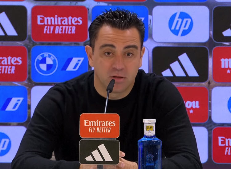 Xavi After Their 3 2 Defeat Says The Match Was Unfair