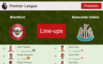 PREDICTED STARTING LINE UP: Brentford vs Newcastle United - 19-05-2024 Premier League - England