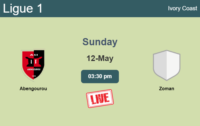 How to watch Abengourou vs. Zoman on live stream and at what time