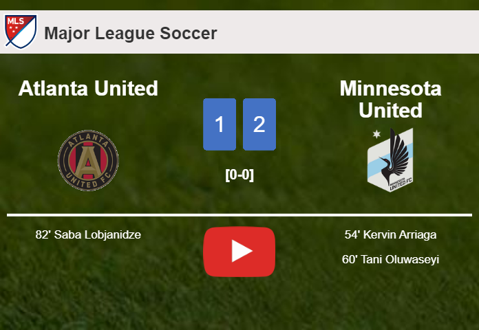 Minnesota United tops Atlanta United 2-1. HIGHLIGHTS