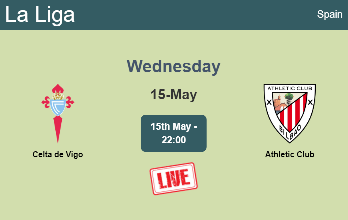 How to watch Celta de Vigo vs. Athletic Club on live stream and at what time