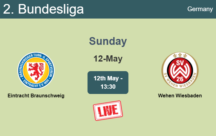 How to watch Eintracht Braunschweig vs. Wehen Wiesbaden on live stream and at what time