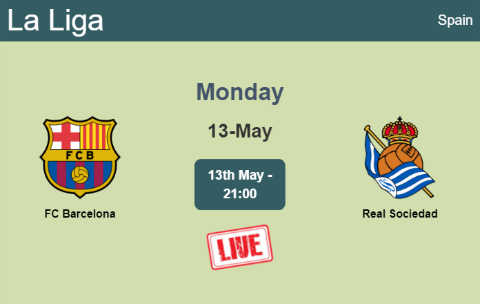 How to watch FC Barcelona vs. Real Sociedad on live stream and at what time