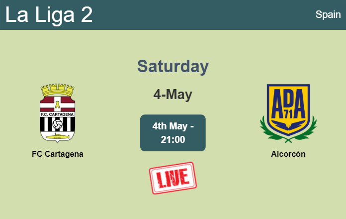 How to watch FC Cartagena vs. Alcorcón on live stream and at what time