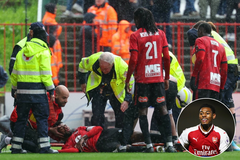 Former Arsenal Midfielder, Jeff Reine Adelaide Collapses After Being Struck In The Face By A Ball