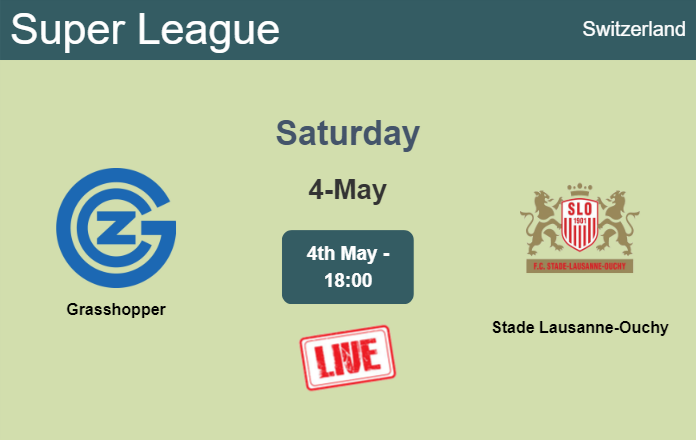 How to watch Grasshopper vs. Stade Lausanne-Ouchy on live stream and at what time