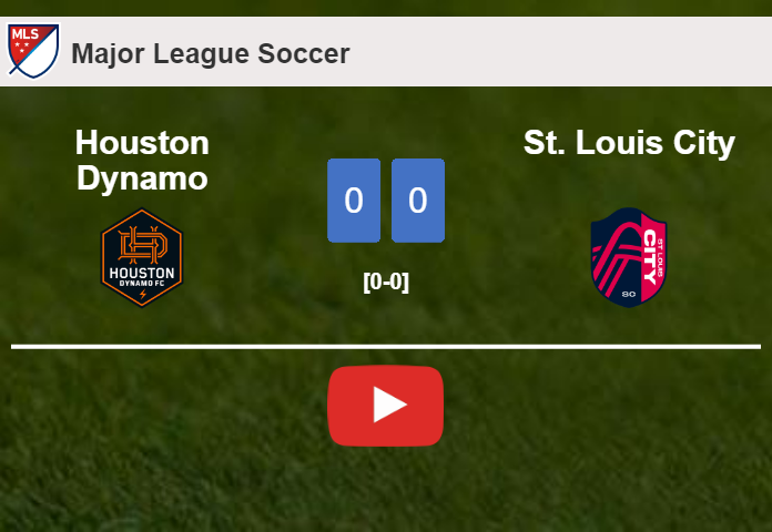 Houston Dynamo draws 0-0 with St. Louis City on Saturday. HIGHLIGHTS