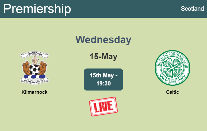 How to watch Kilmarnock vs. Celtic on live stream and at what time