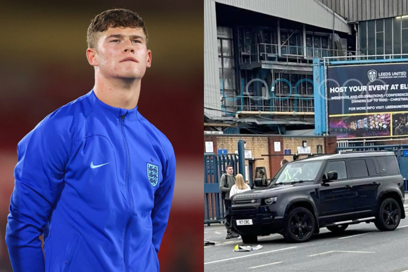 Leeds United Star Charlie Cresswell's Land Rover Crashes Into Police Car Ahead Of Crucial Play Off Match