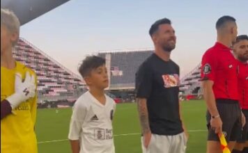 Lionel Messi's Moment With His Son