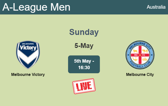 How to watch Melbourne Victory vs. Melbourne City on live stream and at what time