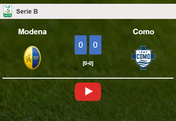 Modena stops Como with a 0-0 draw. HIGHLIGHTS