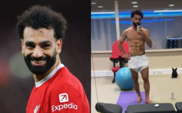 Mohamed Salah Shares His Physique