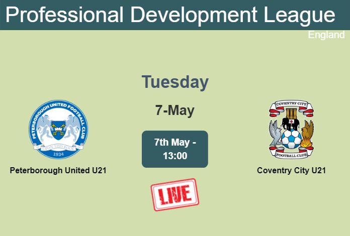 How to watch Peterborough United U21 vs. Coventry City U21 on live stream and at what time
