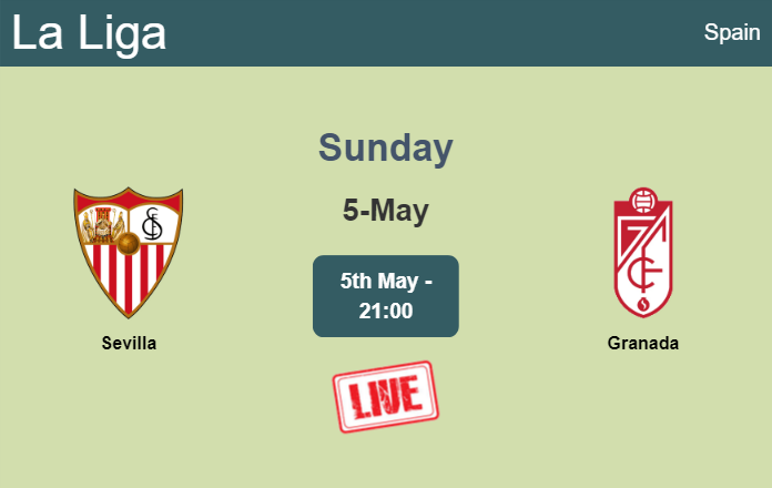 How to watch Sevilla vs. Granada on live stream and at what time