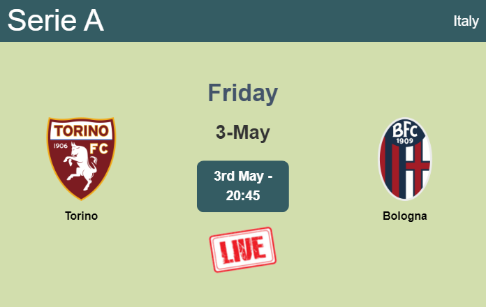 How to watch Torino vs. Bologna on live stream and at what time