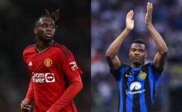 Manchester United Eye Swap Deal For Inter Milan's Denzel Dumfries With Aaron Wan Bissaka