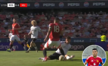 Manchester United's Casemiro Escapes Serious Injury In Pre Season Friendly