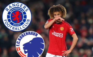 Rangers Compete With Fc Copenhagen For Manchester United's Hannibal Mejbri