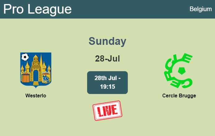 How to watch Westerlo vs. Cercle Brugge on live stream and at what time