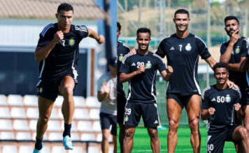 Cristiano Ronaldo Back At Work