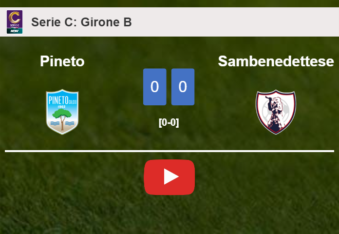 Sambenedettese stops Pineto with a 0-0 draw. HIGHLIGHTS