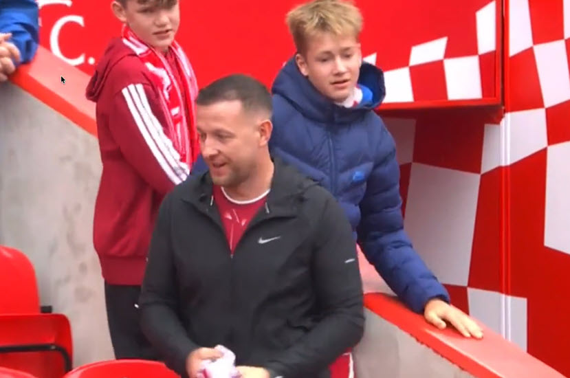Crowd Forces Adult To Return Isak’s Shirt To Young Liverpool Fan After Embarassing Snatching