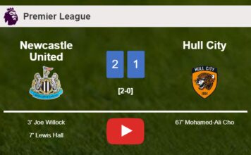 Newcastle United defeats Hull City 2-1. HIGHLIGHTS Newcastle United defeats Hull City 2-1. HIGHLIGHTS