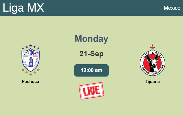 How to watch Pachuca vs. Tijuana on live stream and at what time